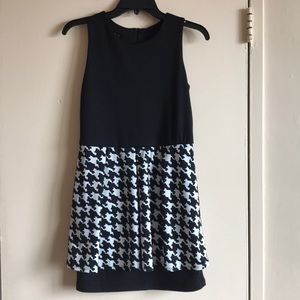A cute black and white dress